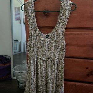 YELLOW FLOWER SUMMER DRESS